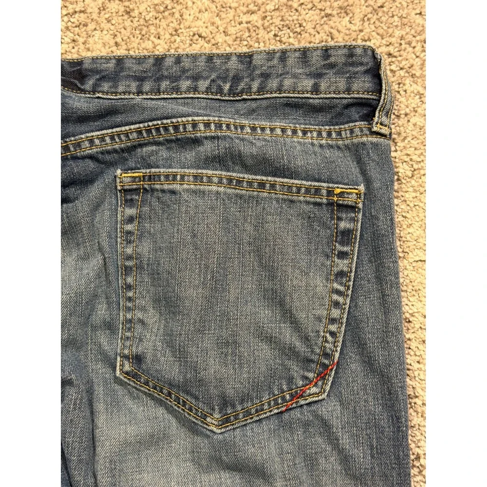 Banana Republic‎ Jeans Mens 36x32 Blue Slim Fit 100% Cotton Medium Wash Denim